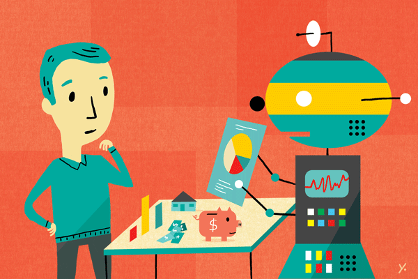 A digital illustration of a software developer collaborating with an AI interface, symbolizing the integration of autonomous coding agents into the modern development workflow.