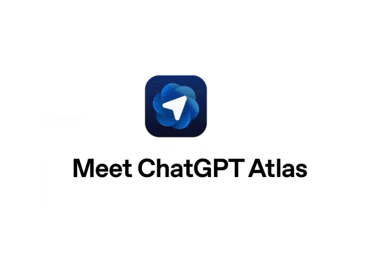 A view of the ChatGPT Atlas browser on macOS featuring a sidebar AI assistant and an active Agent Mode interface navigating a website.