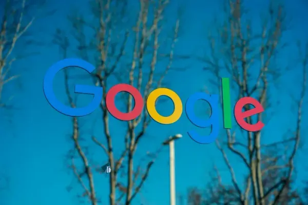 Google Apple Amazon Meta logos during DOJ antitrust investigation