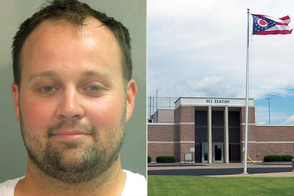Exterior of FCI Elkton prison facility linked to Josh Duggar incarceration