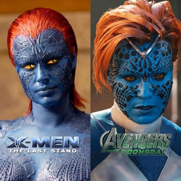 Rebecca Romijn as Mystique in Avengers Doomsday Marvel X-Men return