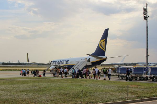 Ryanair Flight FR1237 diverted to Thessaloniki after a bird strike caused engine damage.