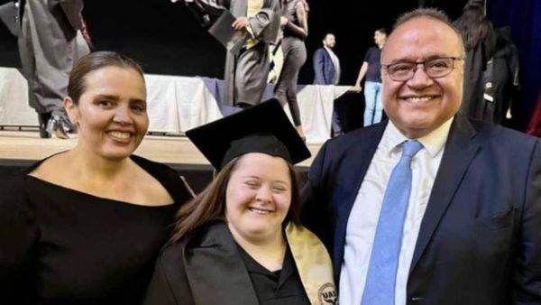 Ana Victoria Espino de Santiago, 25, became the world's first lawyer with Down Syndrome. She graduated from a Mexican university.