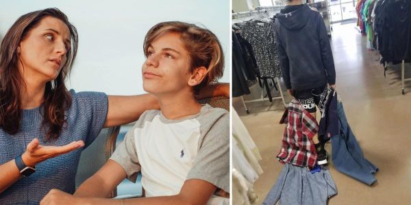 Mom Forces Son to Wear Thrift Store Clothes After He Mocked Poor Kids — Lesson Learned