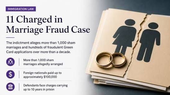 Federal investigation into sham marriage network accused of arranging fake weddings