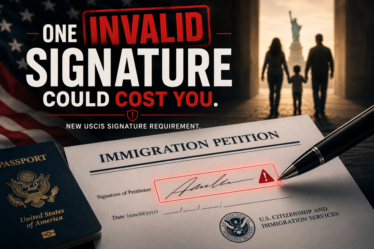 What the New USCIS Signature Policy Means for Your Immigration Case
