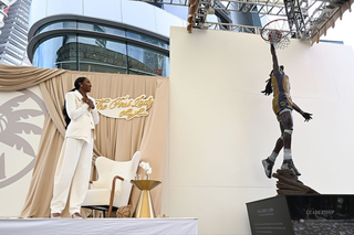 Lisa Leslie Honored with Star Plaza Statue outside Crypto.com Arena
