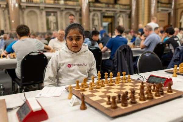 10-year-old British chess prodigy becomes youngest female to defeat a grandmaster
