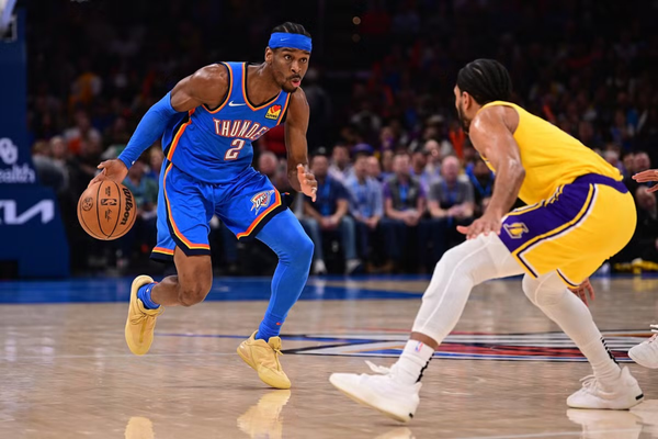 Shai Leads Thunder Past Lakers, Doncic Ejected