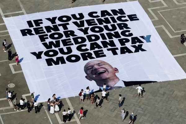 Protesters Claim Win as Bezos Shifts Wedding Venue