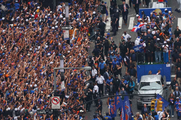 Knicks Celebrate NBA Title with Massive New York Parade