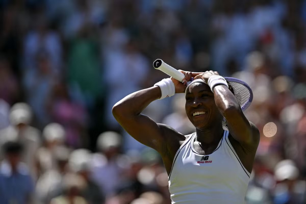 Gauff into last four at Wimbledon after beating Pegula