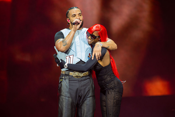 Drake Surprises Sexyy Red With A Birkin During World Cup Final