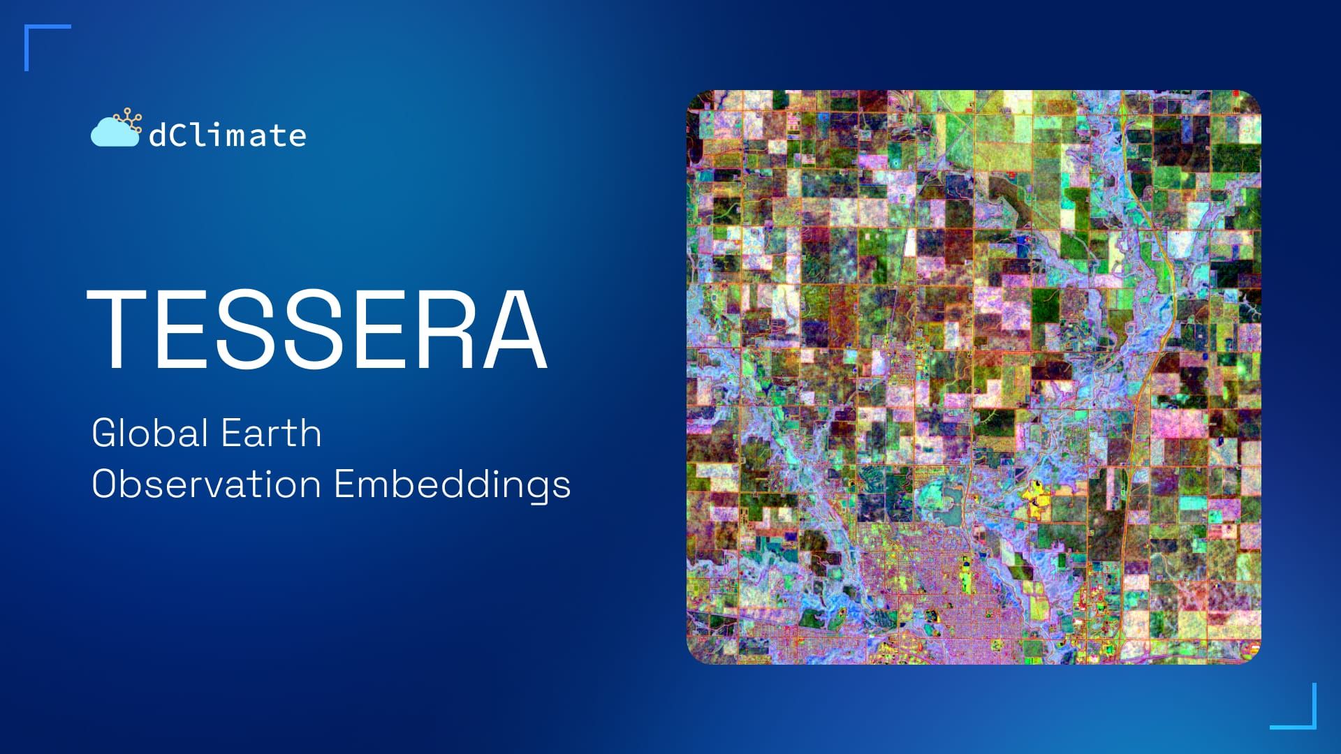Mapping a changing planet: TESSERA's global Earth observation embeddings now openly available on AWS