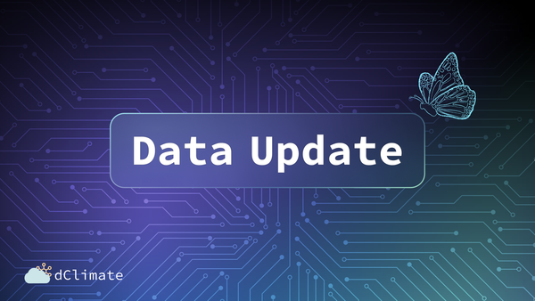 dClimate Data Update