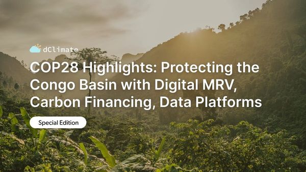 Data ReFined #22: COP28 Highlights - Protecting the Congo Basin with Digital MRV, Carbon Financing, Data Platforms