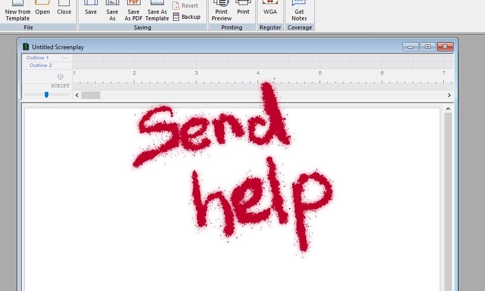 Conquering the blank page