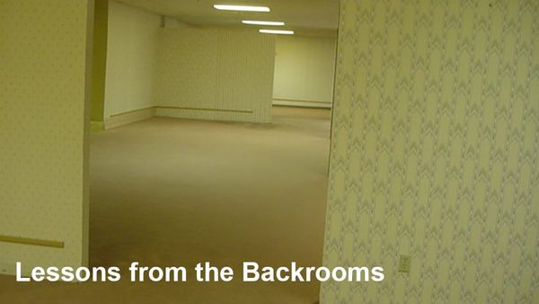 Lessons from the Backrooms