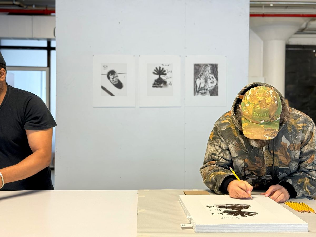 Untitled (Seven-Headed Cobra Working Proof)––Produced at Brand X Editions, New York