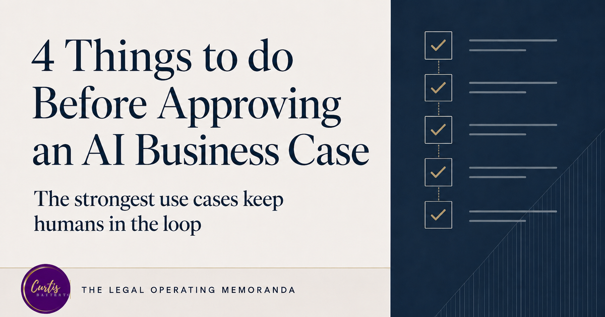 What AI Can Realistically Improve in Legal Department Workflows Right Now
