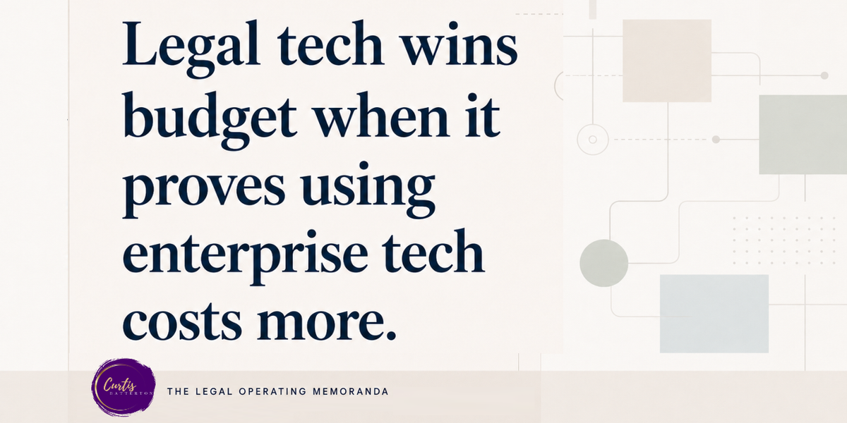 The Legal Tech Business Case Is About Fixing Operating Constraints