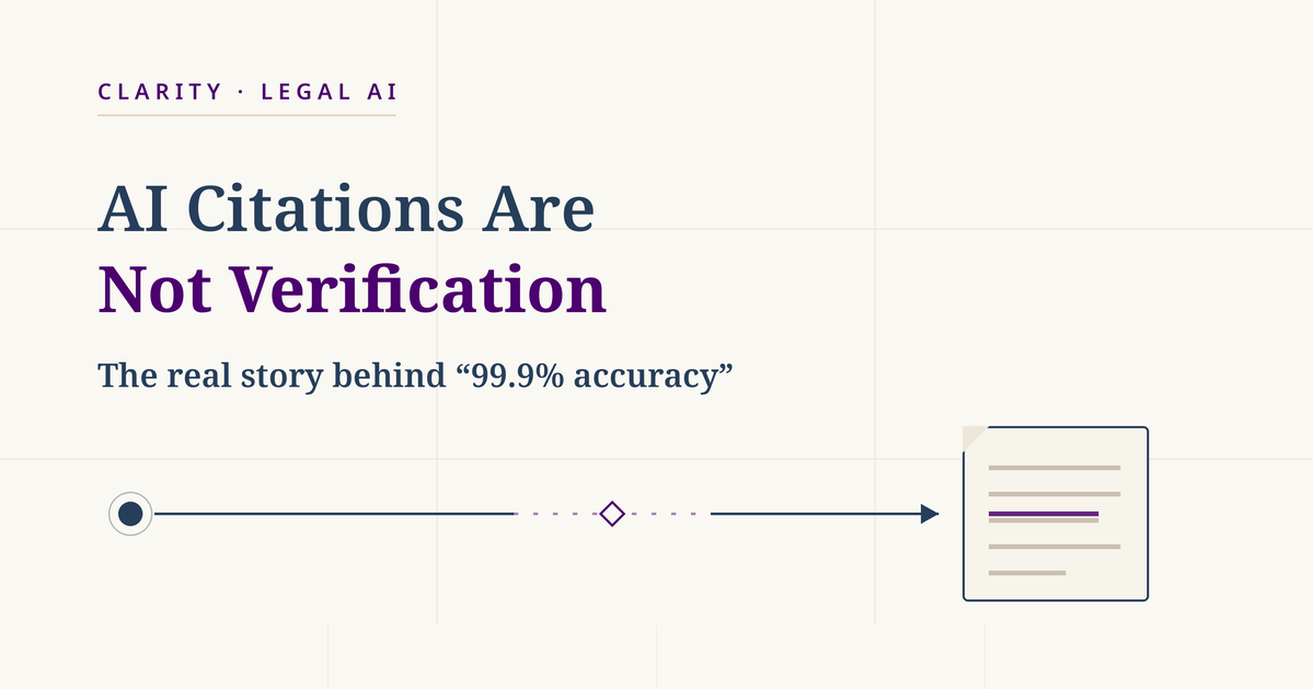 AI Citations Are Not Verification: The Real Story Behind "99.9% Accuracy"