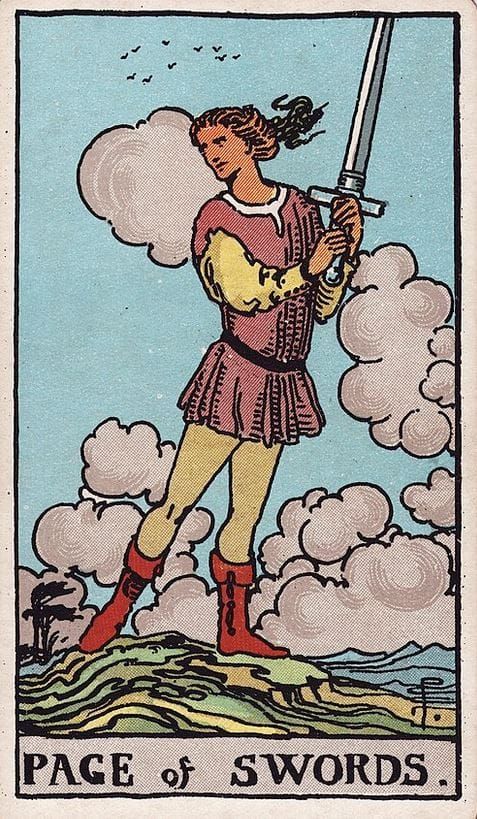 What the Page of Swords Wants Every Author to Know