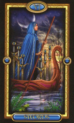 ✨ CARD OF THE DAY — SIX OF SWORDS