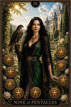 THIS WEEK’S GUIDING INSPIRATION — NINE OF PENTACLES