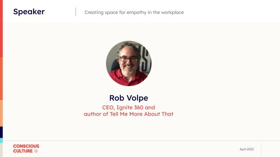 Workshop: Creating empathy in the workspace