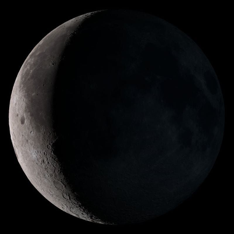 moonwork mini: waning crescent 🌘