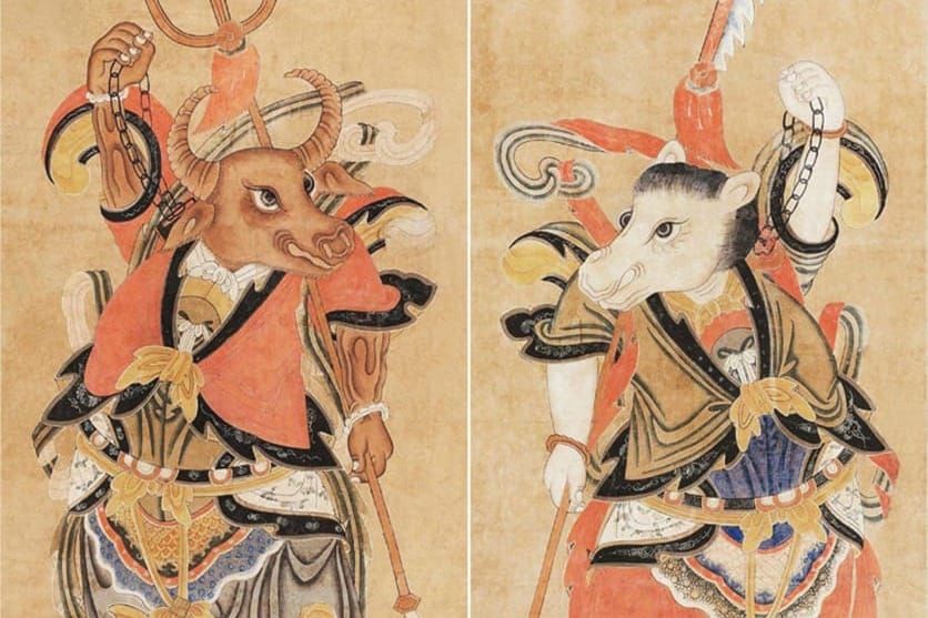 細數中國鬼怪傳說：黑白無常、牛頭馬面、刑天