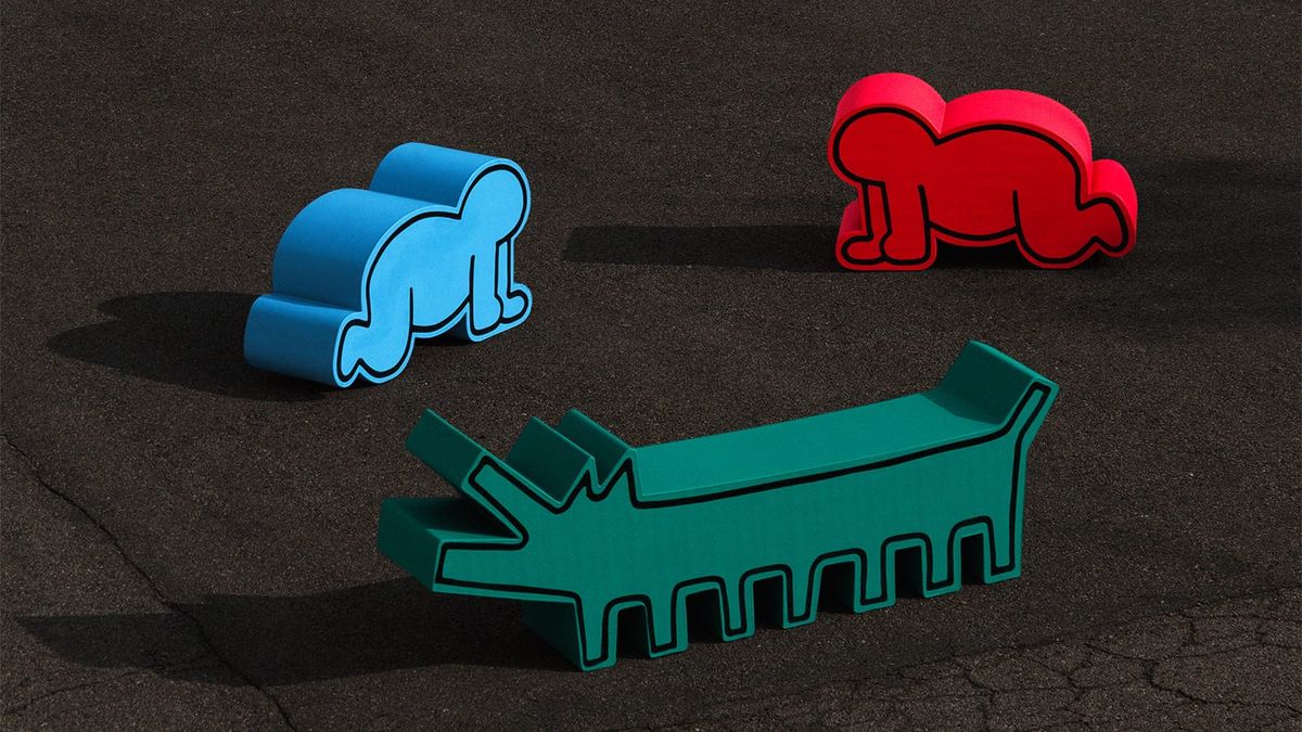 Keith Haring原創旋轉木馬變家具！