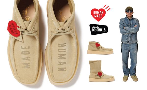 NIGO®全新HUMAN MADE x Clarks Original別注Wallabee