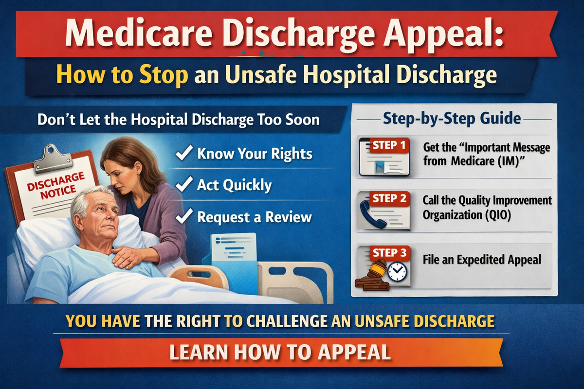 Medicare Discharge Appeal: How to Stop an Unsafe Hospital Discharge (Step-by-Step Guide)