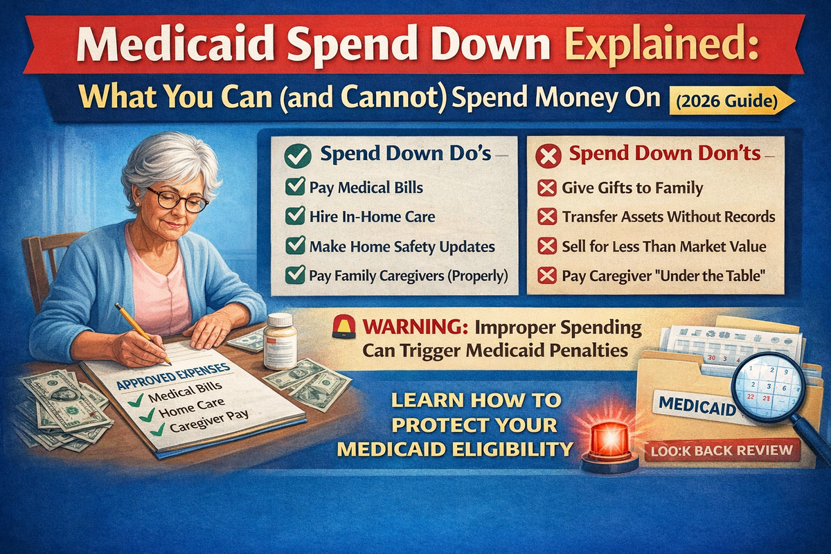 Medicaid Spend Down Explained: What You Can (and Cannot) Spend Money On