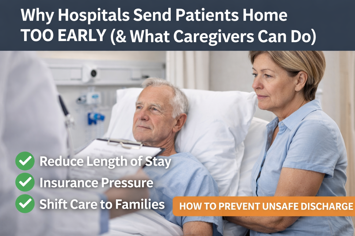 Why Hospitals Send Patients Home Too Early (And What Caregivers Can Do)
