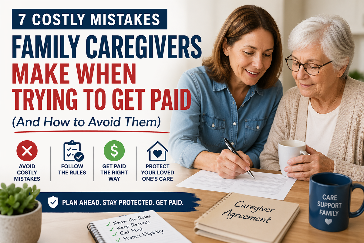 7 Costly Mistakes Family Caregivers Make When Trying to Get Paid (And How to Avoid Them)