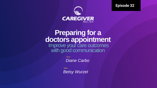 Preparing for a doctors appointment with Betsy Wurzel - Episode 32