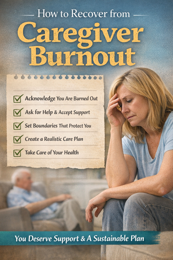 How to Recover from Caregiver Burnout (Step-by-Step)