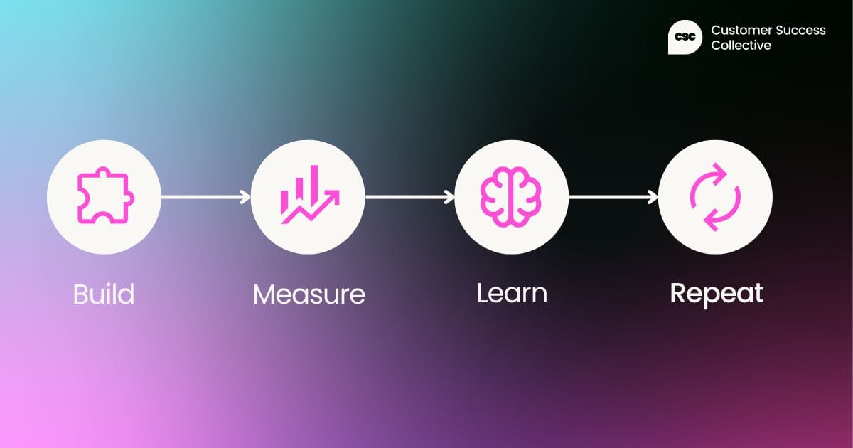 Build, measure, learn, repeat.