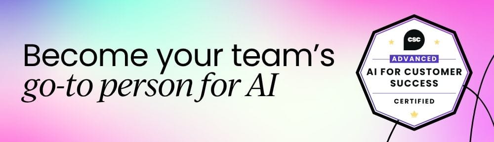 AI for Customer Success Certified