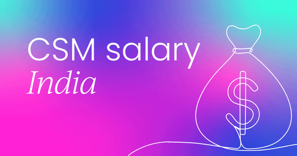 Customer success manager salary India