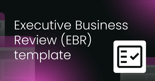 Executive Business Review (EBR) template