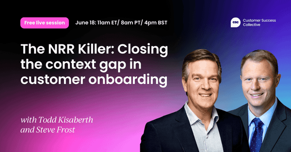 The handoff problem  Your NRR is bleeding before onboarding ends