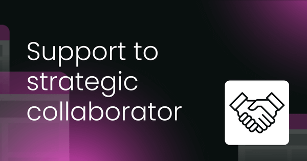 Support-to-strategic-collaborator playbook