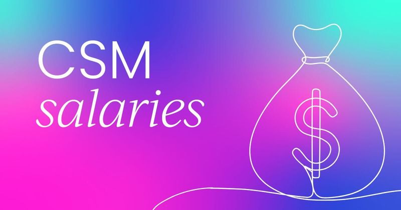 What is the average salary  of a Customer Success Manager?