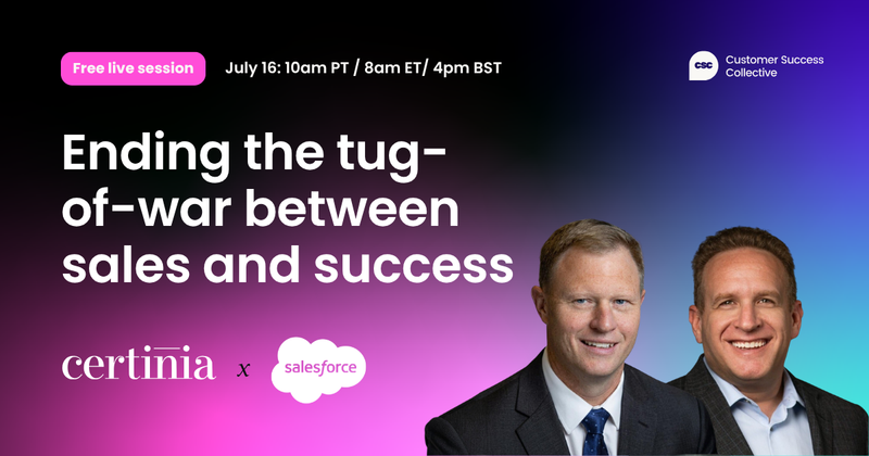 The ultimate team sport: Ending the tug-of-war between sales and success
