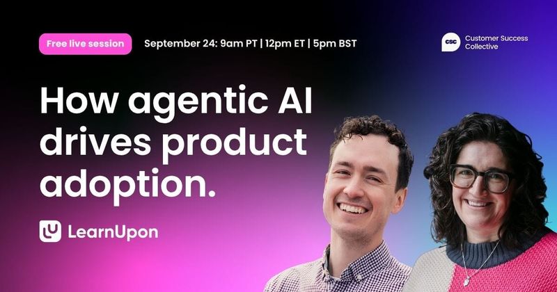How agentic AI drives product adoption.  Stop repeating the same onboarding call.