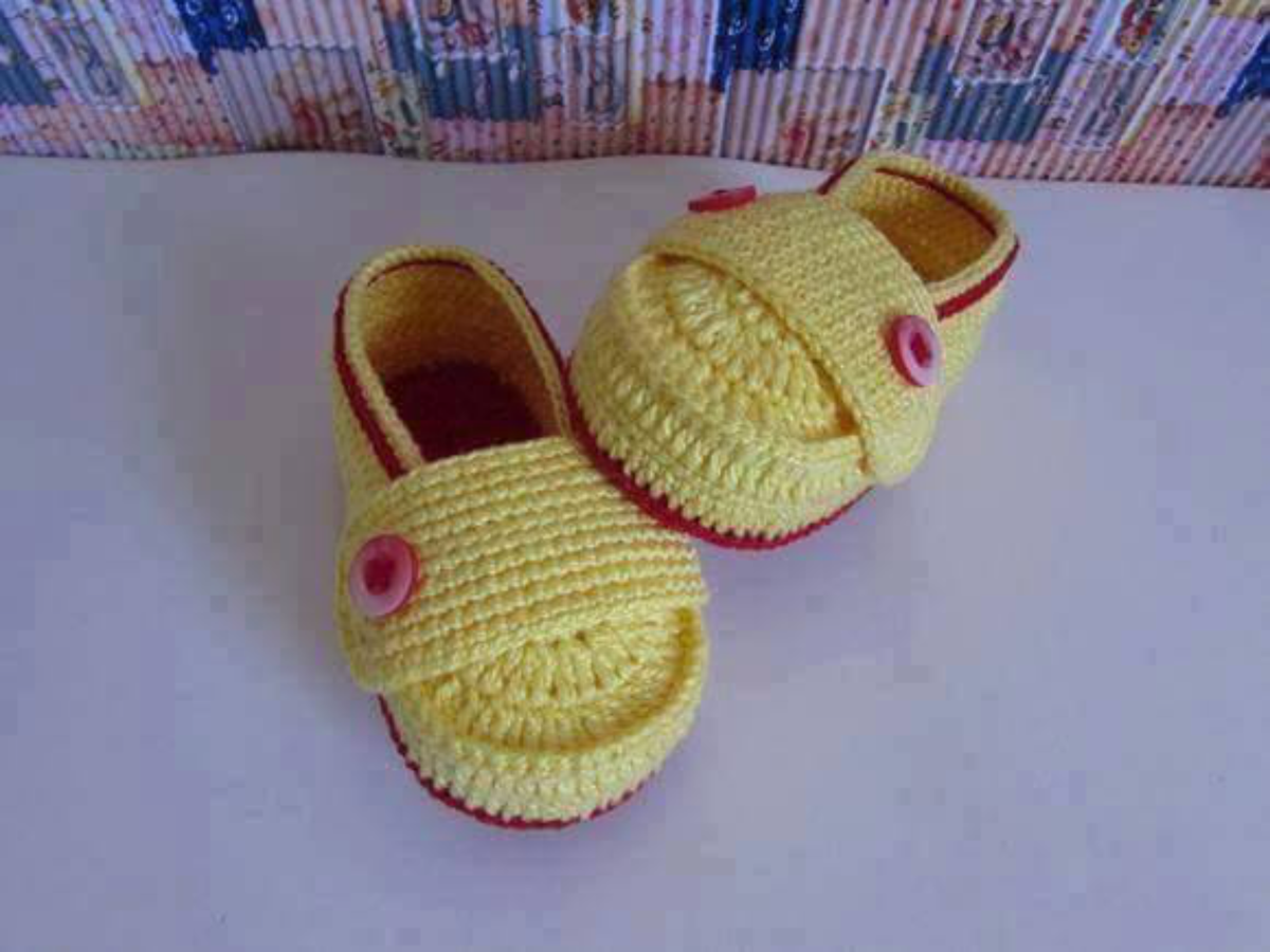 Süße gehäkelte Schuhe für die Kleinsten :)